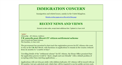 Desktop Screenshot of immigration-concern.info