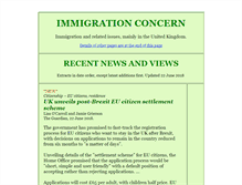 Tablet Screenshot of immigration-concern.info
